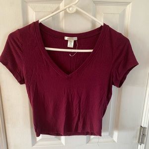 Crop top!! Large fits like a medium